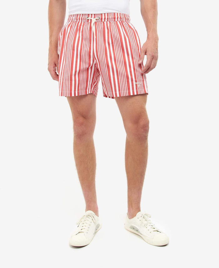 Barbour Sundbuxur - Deckham Swim Shorts - Red