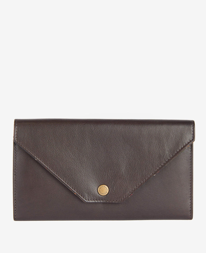 Barbour Taska - Leather Travel Purse - Brown