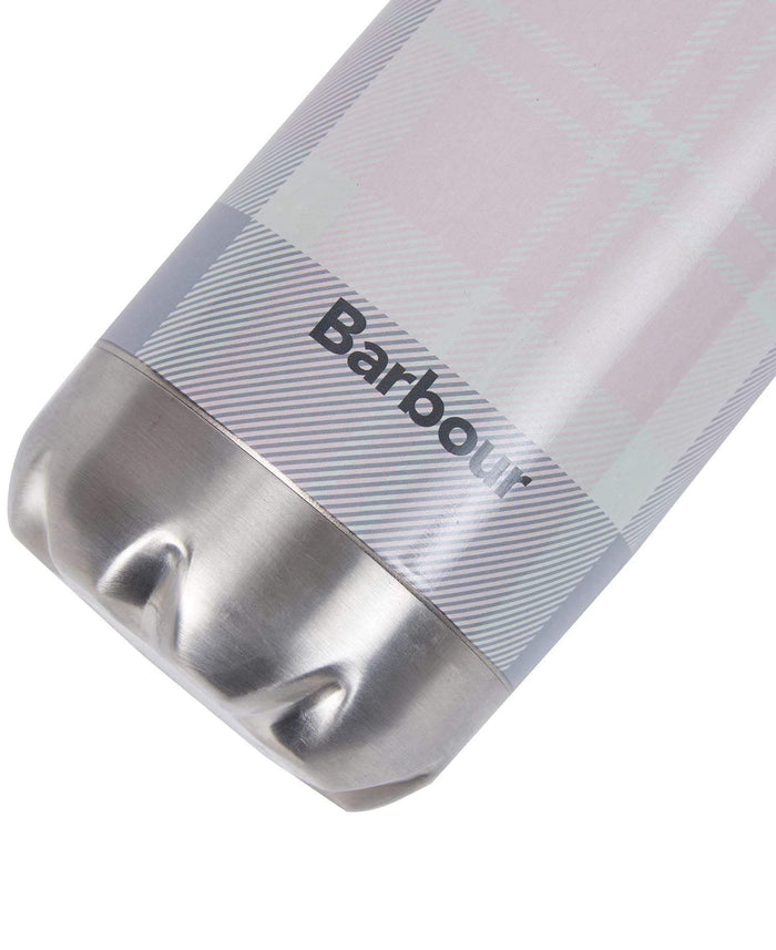 Barbour Vatnsflaska - Tartan Water Bottle - Pink/Grey - Kormákur & Skjöldur