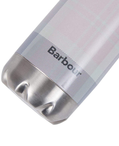 Barbour Vatnsflaska - Tartan Water Bottle - Pink/Grey - Kormákur & Skjöldur