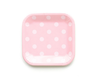Basic Multi Polka Dot 9" Plates