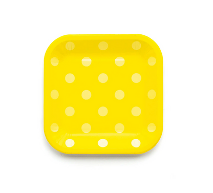 Basic Multi Polka Dot 9" Plates