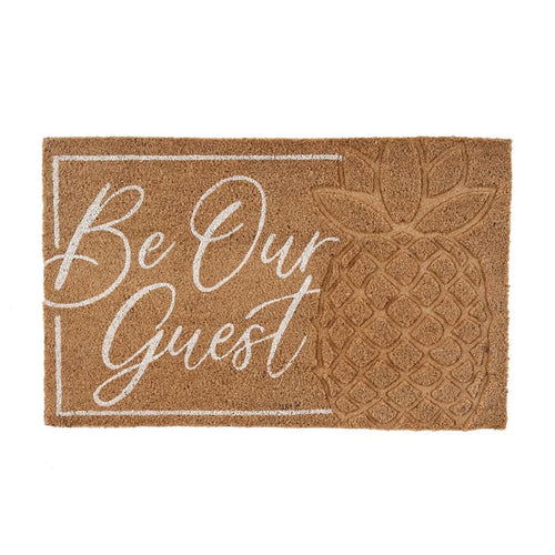 Be Our Guest Pineapple Doormat