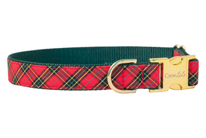 Beaufain Plaid Bow Tie Dog Collar - Crew LaLa