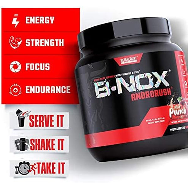 Betancourt B-Nox Androrush Pre-Workout & Test Enhancer 35 Servings