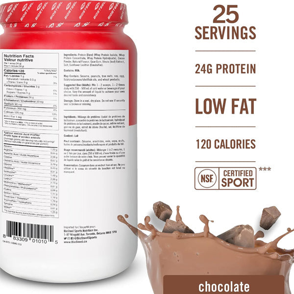 BioSteel 100% Whey Protein 1.65lbs