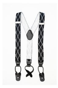 Black Suspenders (Braces) - The Suit Depot