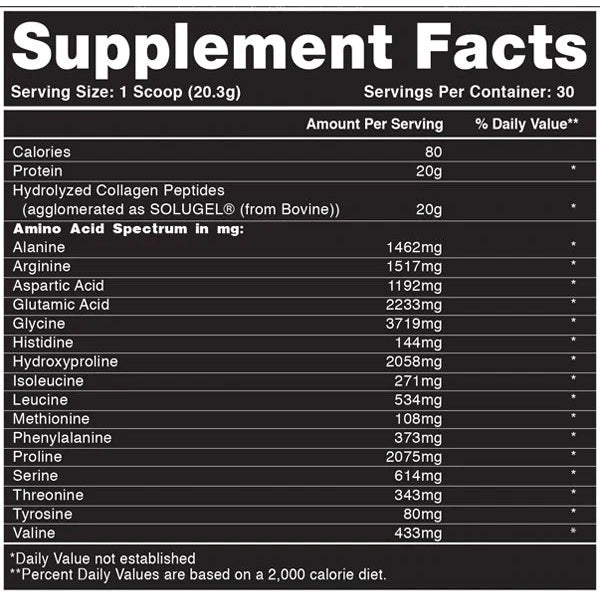 Blackstone Labs Instantized Collagen Peptides 30 Servings