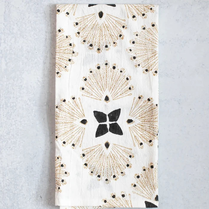 Block Print Tea Towel - Assorted Patterns