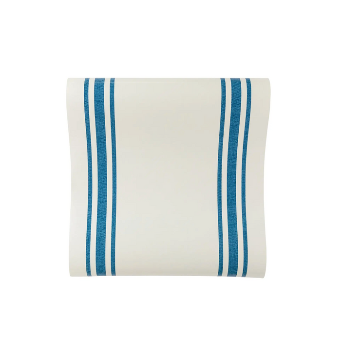 Blue Paper Table Runner