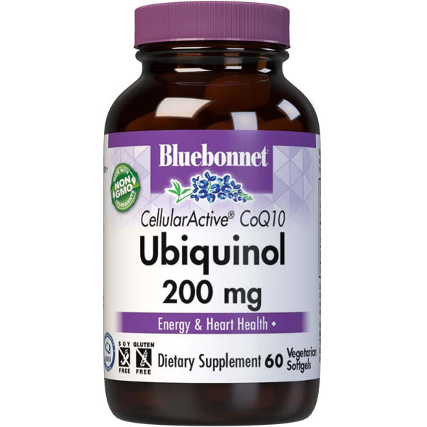 Bluebonnet Cellular Active CoQ10 Ubiquinol 200mg Softgels