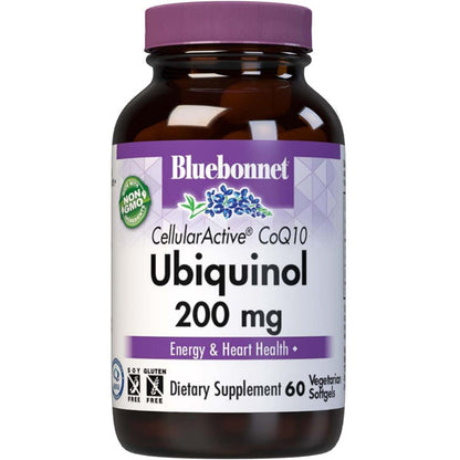 Bluebonnet Cellular Active CoQ10 Ubiquinol 200mg Softgels