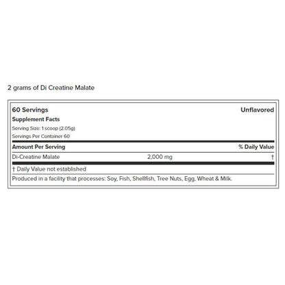Bodybuilding.com Signature Di Creatine Malate 60 Servings