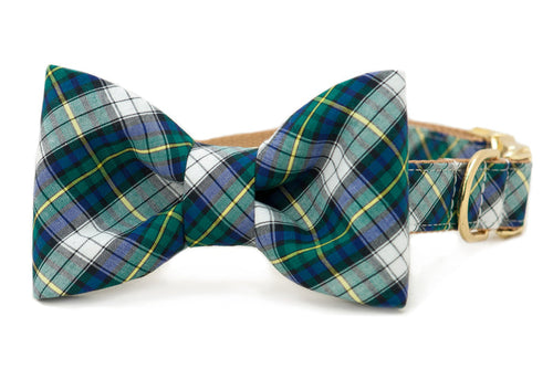 Bogard Plaid Bow Tie Dog Collar - Crew LaLa