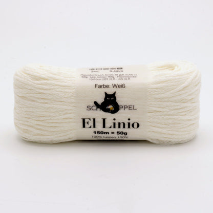 XXS/XS / Schoppel Wolle - El Linio / White 0990