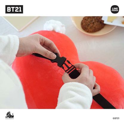 BT21 JAPAN My Little Buddy Face Cushion 40cm