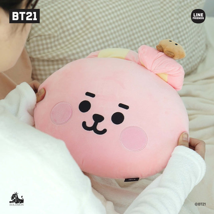 BT21 JAPAN My Little Buddy Face Cushion 40cm