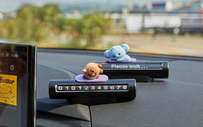 BT21 Official Baby Vehicle Number Plate