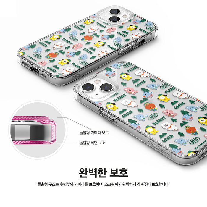BT21 Official Green Planet iPhone Case