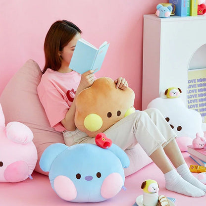 BT21 Official Minini Face Big Cushion + Free Express Shipping