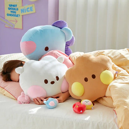 BT21 Official Minini Face Big Cushion + Free Express Shipping