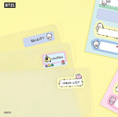 BT21 Official Minini Label Sticker (Full Set)