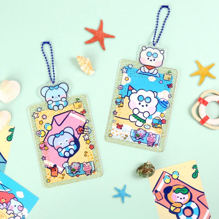 BT21 Official Minini Photocard Holder Summer Sky Version