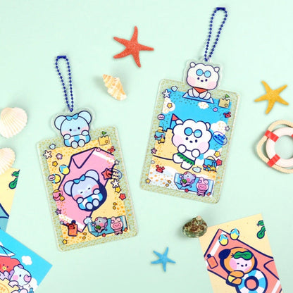 BT21 Official Minini Photocard Holder Summer Sky Version