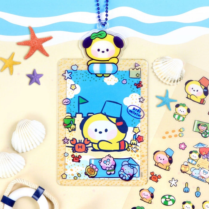 BT21 Official Minini Photocard Holder Summer Sky Version