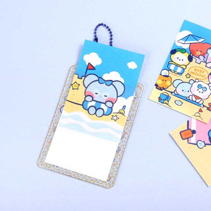 BT21 Official Minini Photocard Holder Summer Sky Version