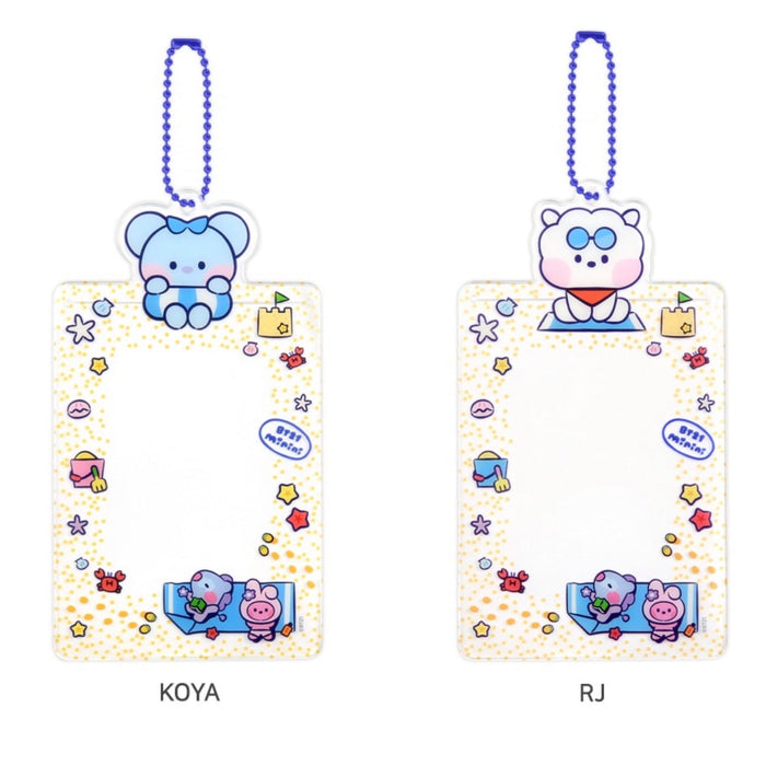 BT21 Official Minini Photocard Holder Summer Sky Version