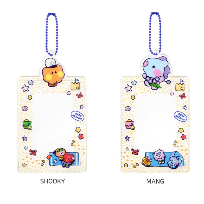BT21 Official Minini Photocard Holder Summer Sky Version