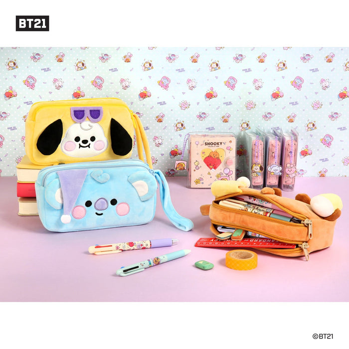 BT21 Official Plush Pen Pouch Party Version