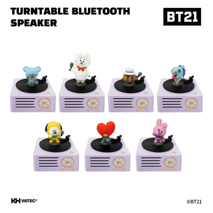 BT21 Official Turntable Bluetooth Speaker