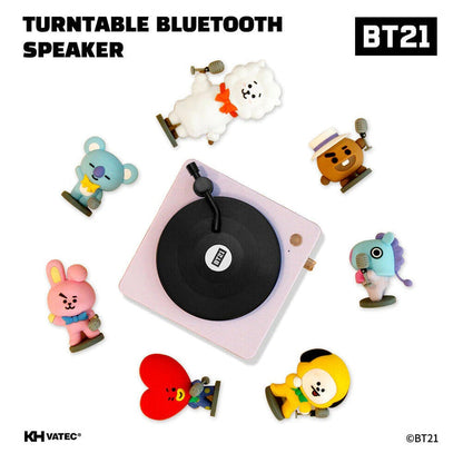 BT21 Official Turntable Bluetooth Speaker