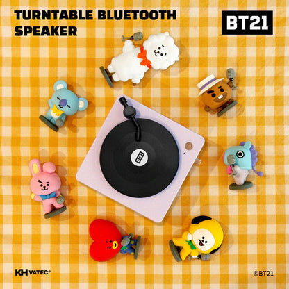 BT21 Official Turntable Bluetooth Speaker