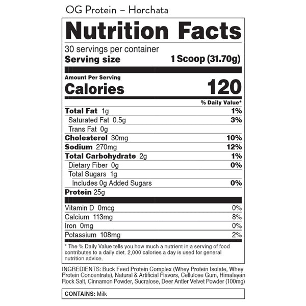 Bucked Up Buck Feed Original Protein 2lbs