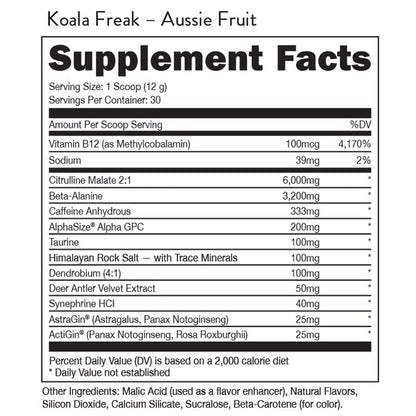 Bucked Up Woke AF Pre-Workout 30 Servings
