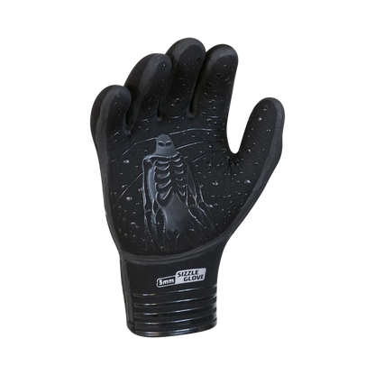 Buell Sizzle 3mm 5-Finger Neoprene Gloves - Unisex - Black