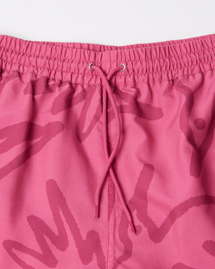 By Parra - Birds fly free swim shorts - Purple pink