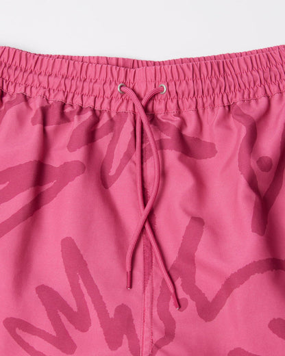 By Parra - Birds fly free swim shorts - Purple pink