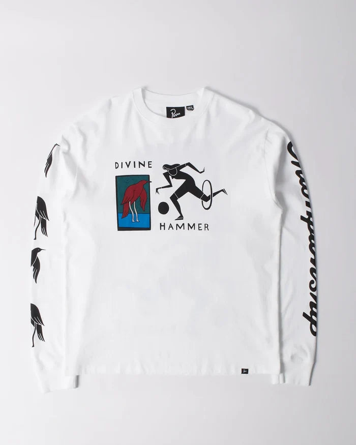 By Parra - Divine hammer long sleeve t-shirt - white