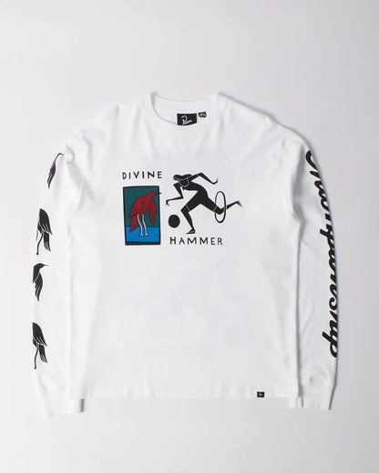 By Parra - Divine hammer long sleeve t-shirt - white