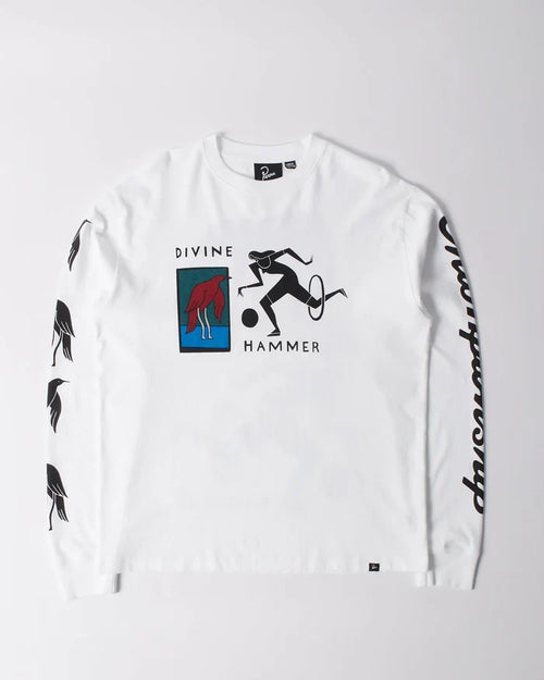 By Parra - Divine hammer long sleeve t-shirt - white