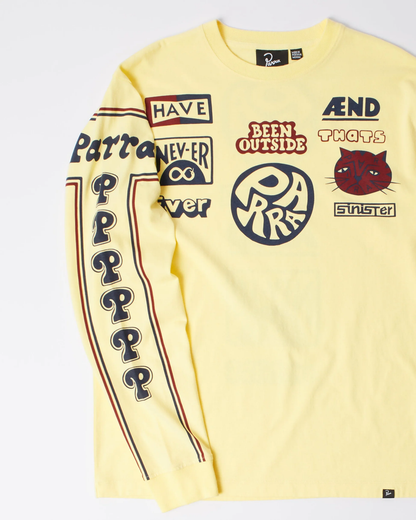 By Parra - Never sinister long sleeve t-shirt Yellow
