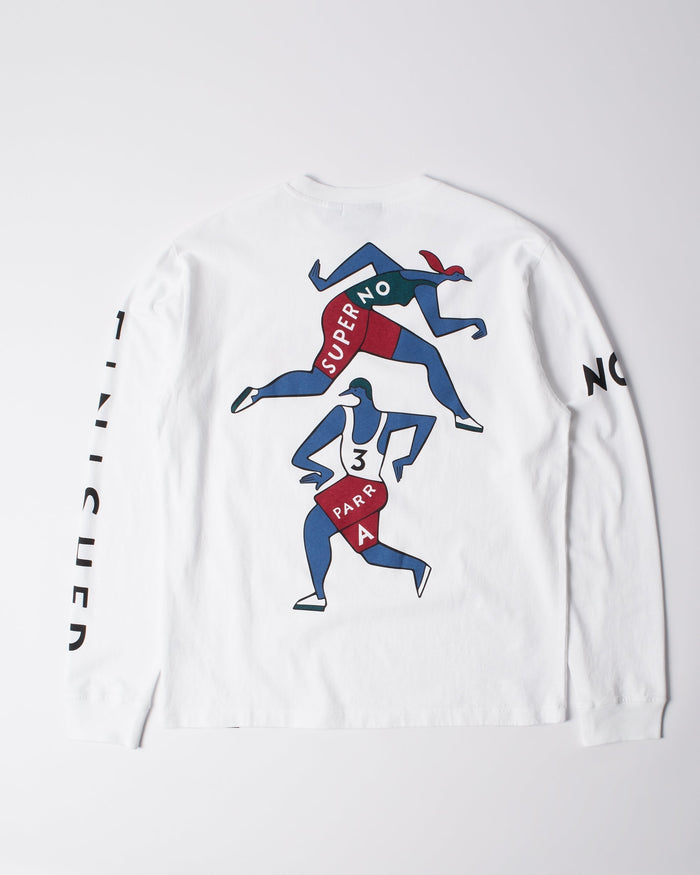 By Parra Not Finished Long Sleeve T-Shirt - White