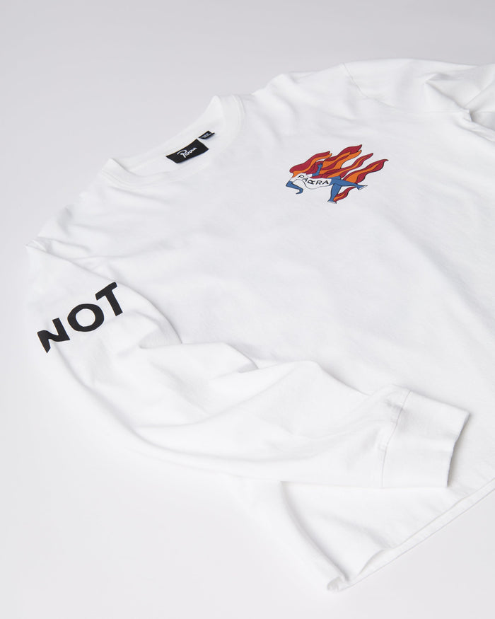 By Parra Not Finished Long Sleeve T-Shirt - White