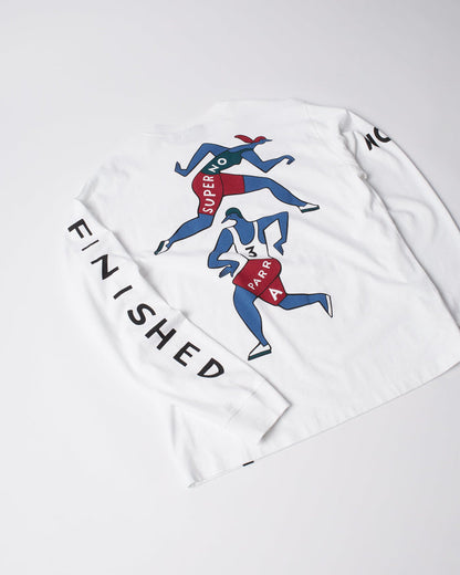 By Parra Not Finished Long Sleeve T-Shirt - White