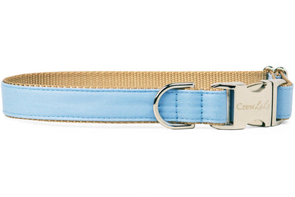 Carolina Blue Belle Bow Dog Collar - Crew LaLa