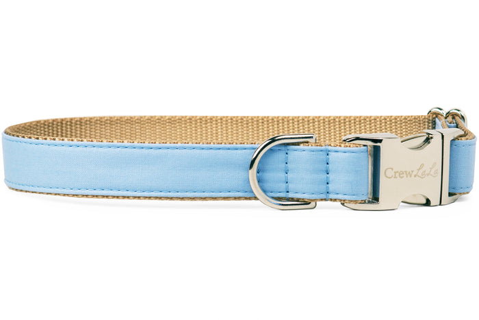 Carolina Blue Bow Tie Dog Collar - Crew LaLa